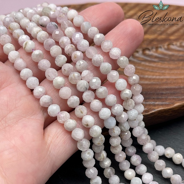 5,5 мм Кунцит микроогранка №1 (В-качество)