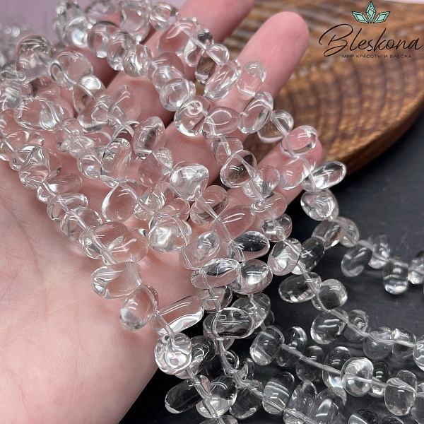 Горный хрусталь фриформ (со смещенным центром) 10-13 мм