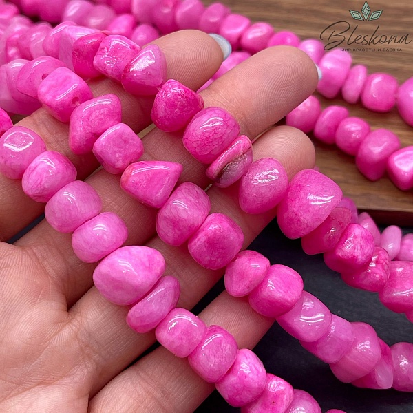 Оникс фриформ фуксия №1 (6-10)*(10-15) мм