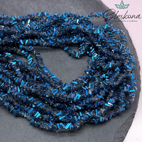 Чешское стекло №81 4,5 мм треугольник