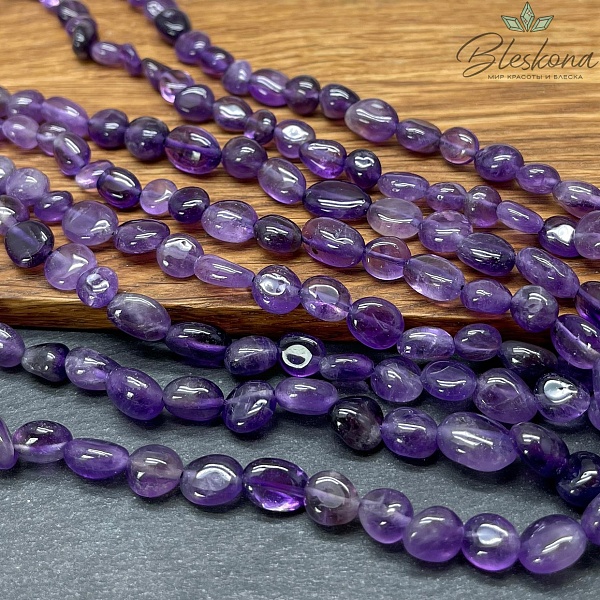 Аметист галтовка 6-9 мм