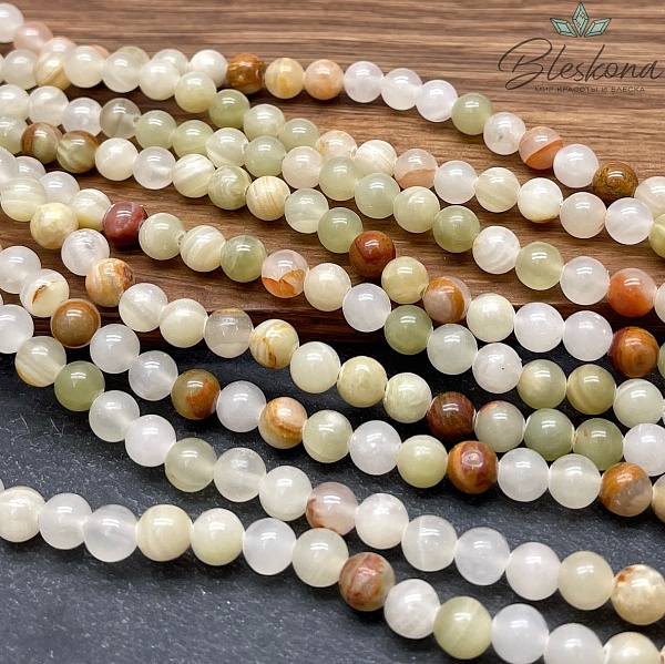 Оникс зеленый 6 мм