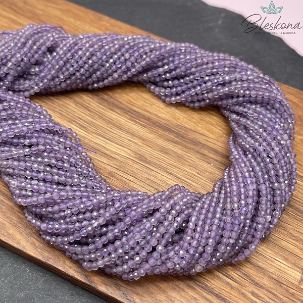 Аметист алмазная огранка №6 2 мм