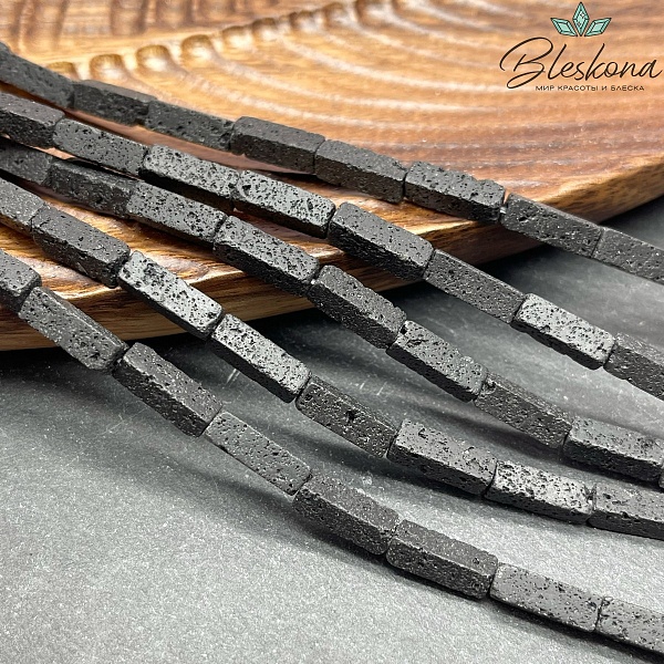 Лава Вулканическая прямоугольник 13*4,5мм