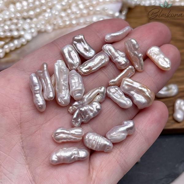 Жемчуг Бива фиолетовый №2 штучно 15-20мм