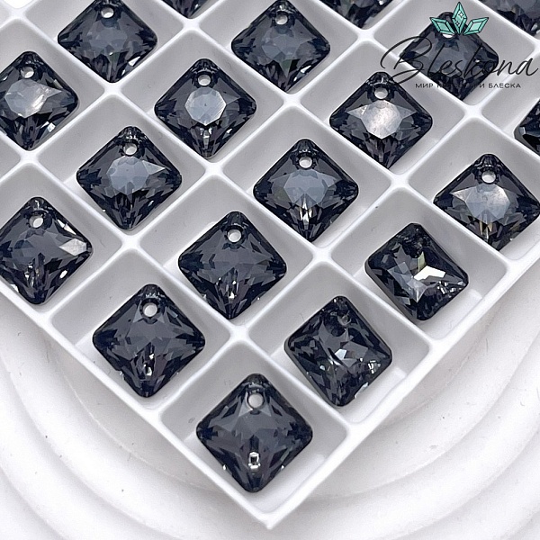 6431 Princess Cut 11,5 мм Crystal Silver Night