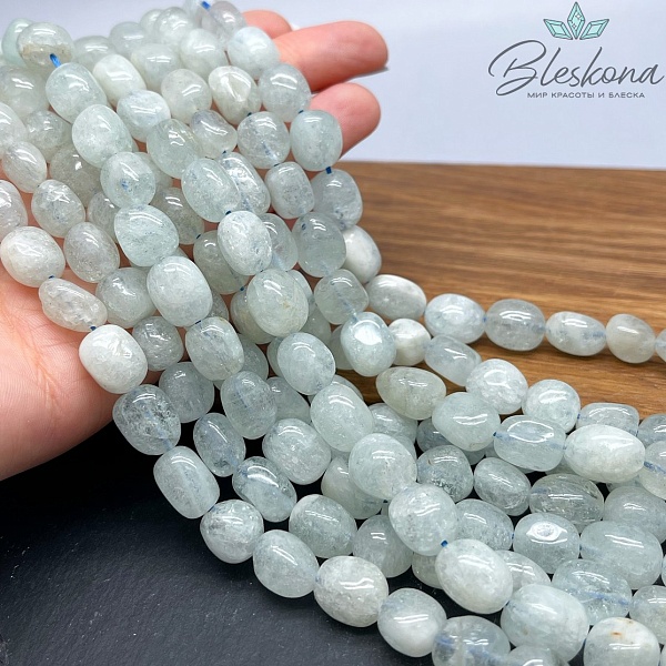 Аквамарин галтовка №3 (11-12)*(8-9) мм
