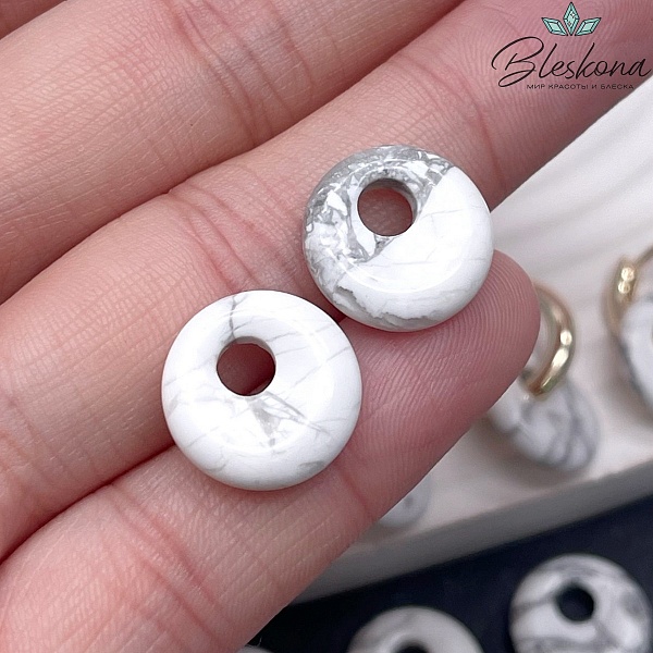 Бублик смещенный центр Магнезит (Говлит) 14 мм