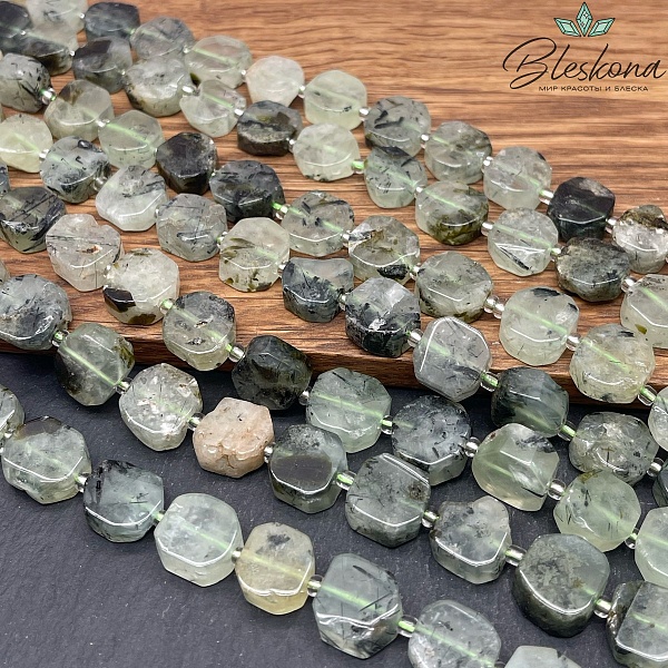 Пренит плоский квадрат фриформ 11-12 мм