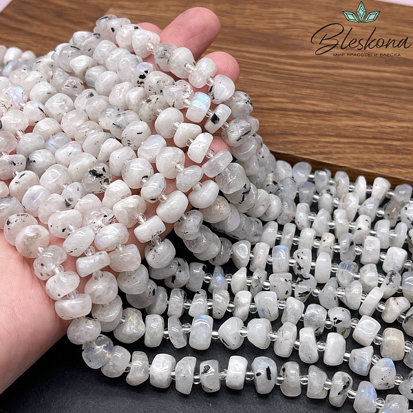 Лунный камень галтовка №4 (4-6)*(8-11) мм