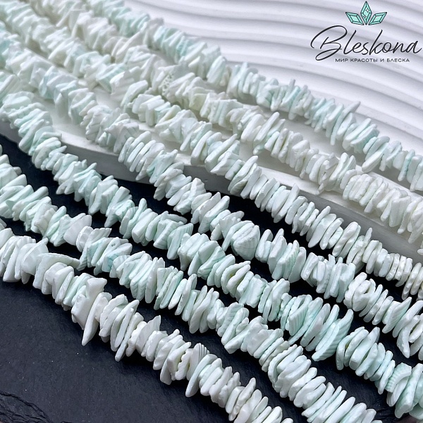 Перламутр зеленый диски из ракушки 9-11 мм