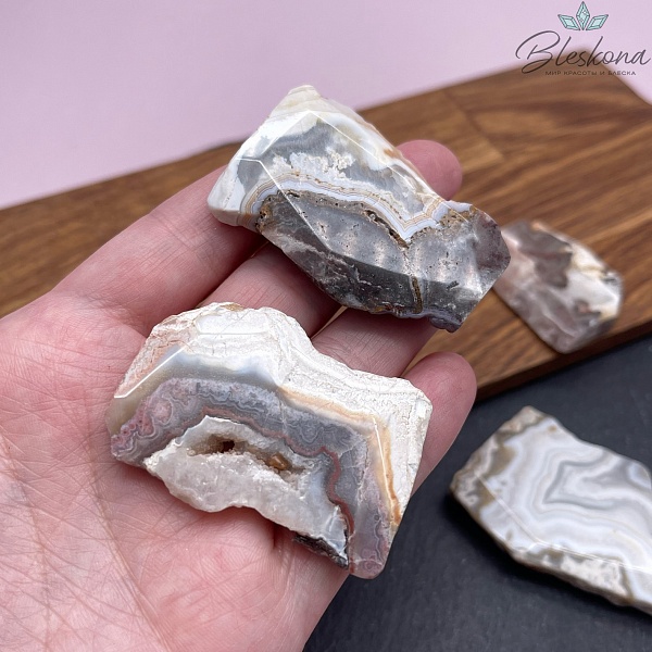 Агат  Crazy lace фриформ (41-49)*(32-41) мм штучно