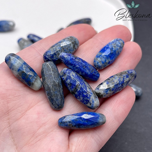 Лазурит овал огранка (23-25)*(8-10) мм штучно