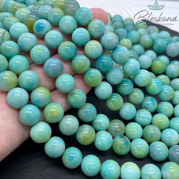 Агат с узором №14 10 мм