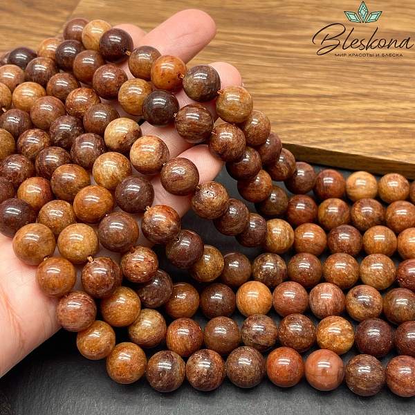 Кварцит коричневый №1 10 мм