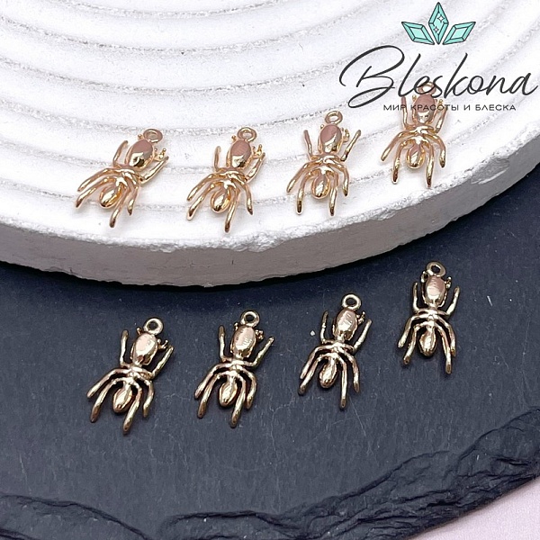 14*6,5 мм Цвет золото, Подвеска Муравей гладкий