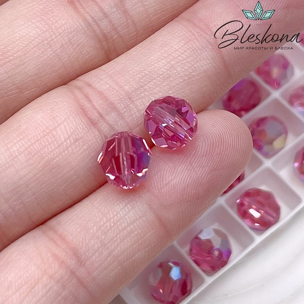 5000 Classic Bead 8 мм Rose Aurore Boreale (AB)