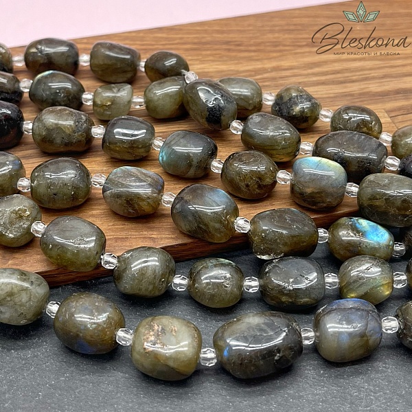 Лабрадор галтовка (15-19)*(12-13) мм