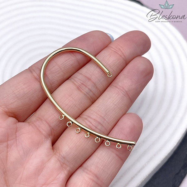 Основы для кафф,цвет золото 55*31 мм