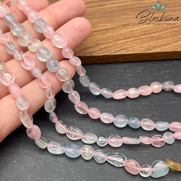Морганит галтовка 6-7мм