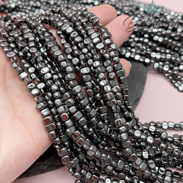 5-6 мм Гематин сколы шлифованные, имитация