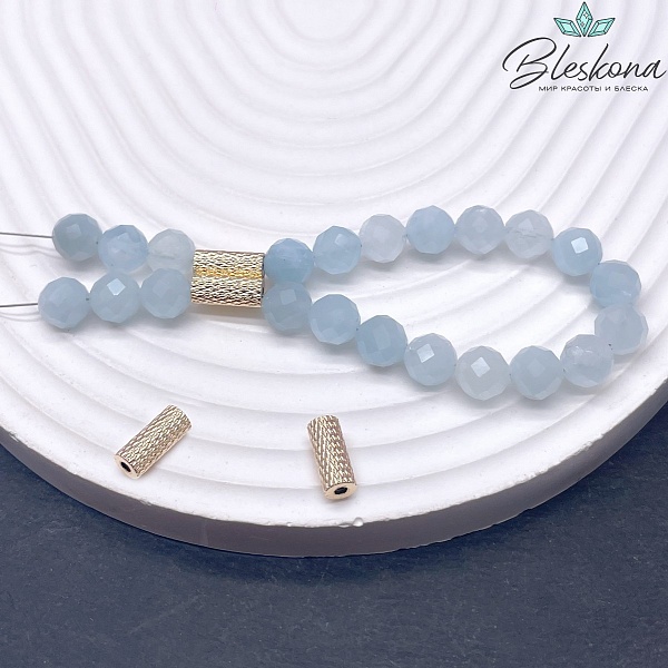 9,4*4 мм Цвет золото, Бусина магнитная цилиндр