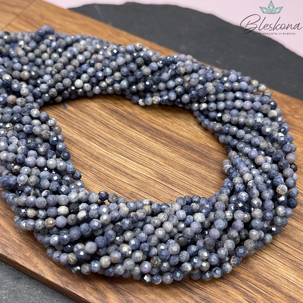 Сапфировый корунд алмазная огранка №2 3,5 мм