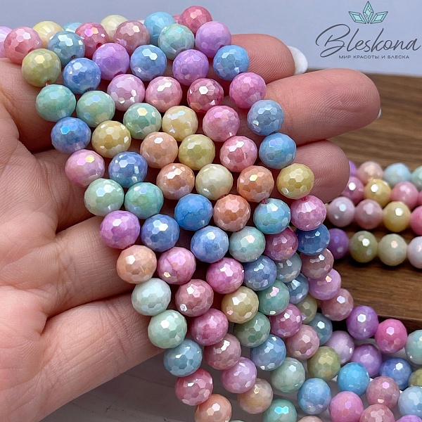 Стекло Lux микс №2 огранка   8 мм