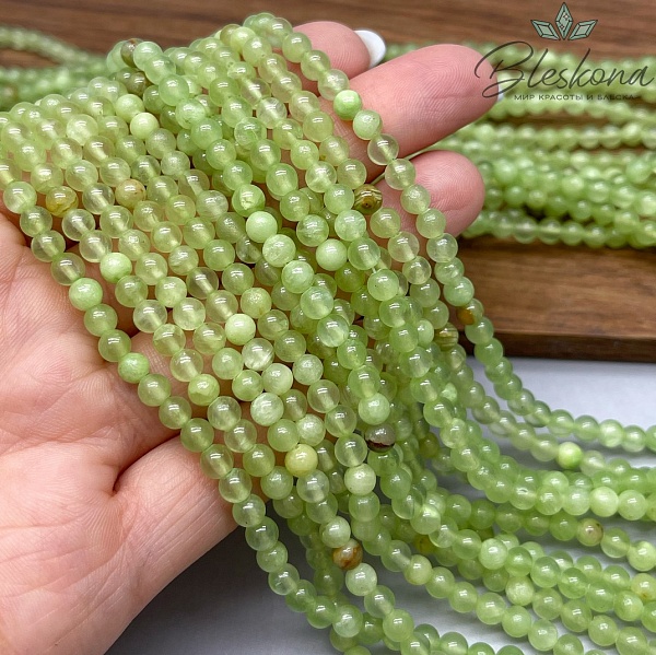 Оникс зеленый шар 4 мм 