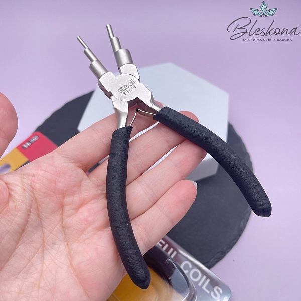 Плоскогубцы круглые для проволоки Stedi SS-105 черные