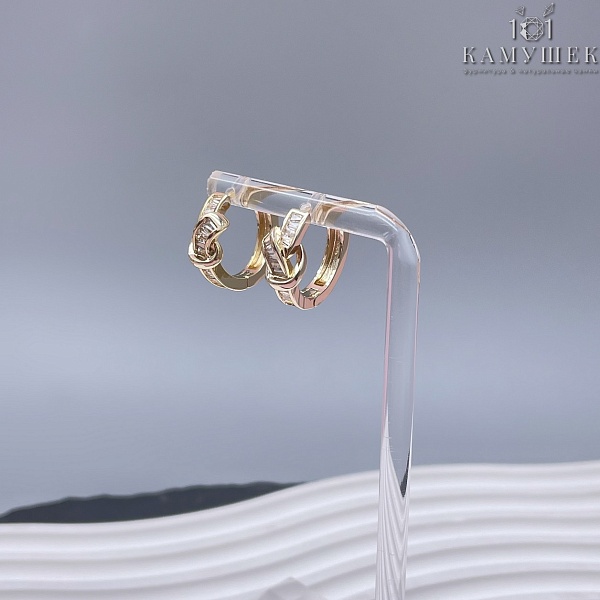 20 мм Цвет золото, Швензы бублик Конго узел