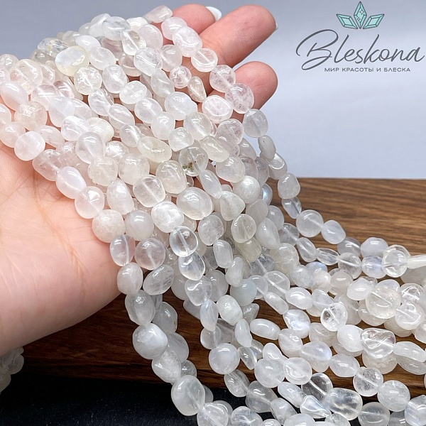 Лунный камень галтовка 6-9 мм 