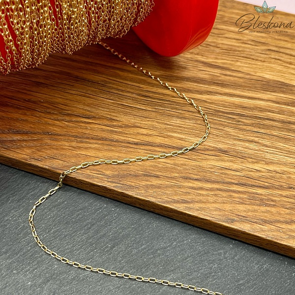 Цепь №Я4-1 Цвет золото 3*1,7 мм