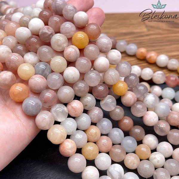 Агат Сакура 10 мм №1