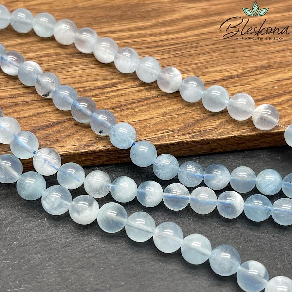 Аквамарин шар №2 8,5 мм