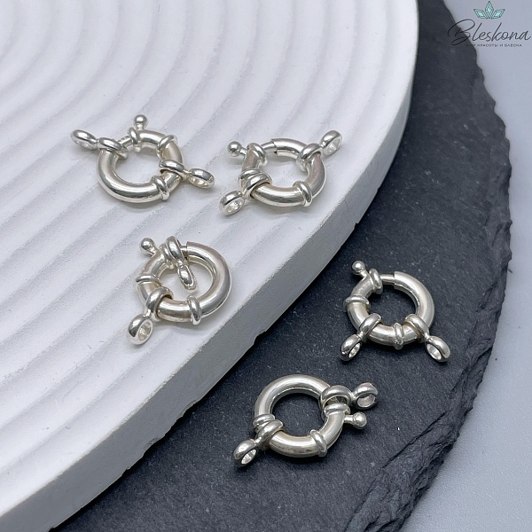 12 мм Замок штурвал посеребрение 