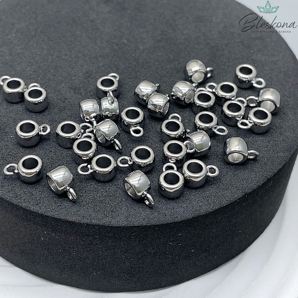 8*3,9 мм Цвет серебро, Бейл разъемное кольцо