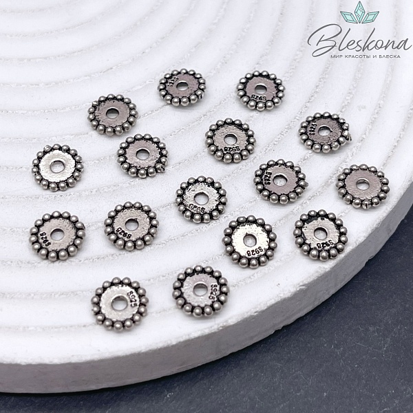 8 мм Разделитель мельхиор точки