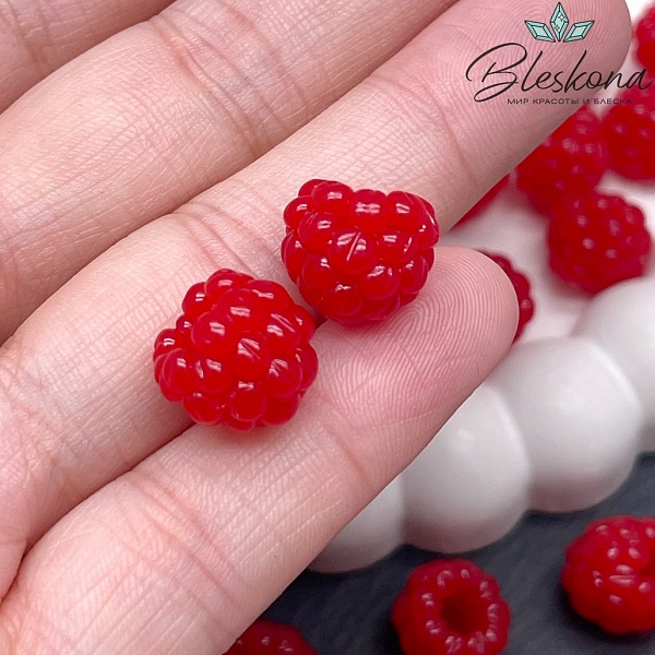 11*10 мм, Бусина Малина глянцевая