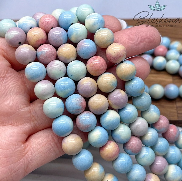 Радужный Агат  микс 10 мм (имитация)