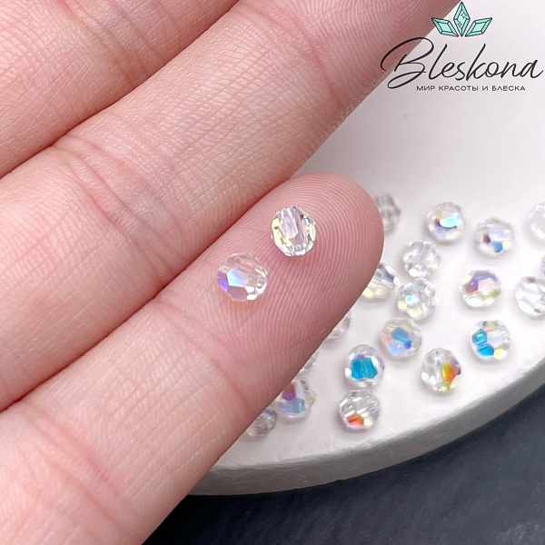 5000 Classic Bead 4 мм Crystal Aurore Boreale уп.10шт.
