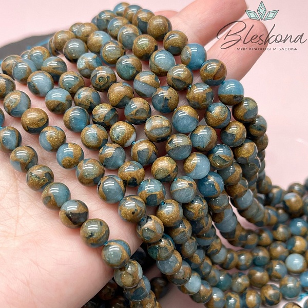 Мозаичный кварц (тонированны) 8 мм