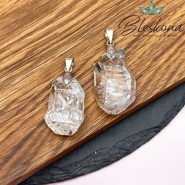 Подвеска Херкимерский алмаз 23-34 мм