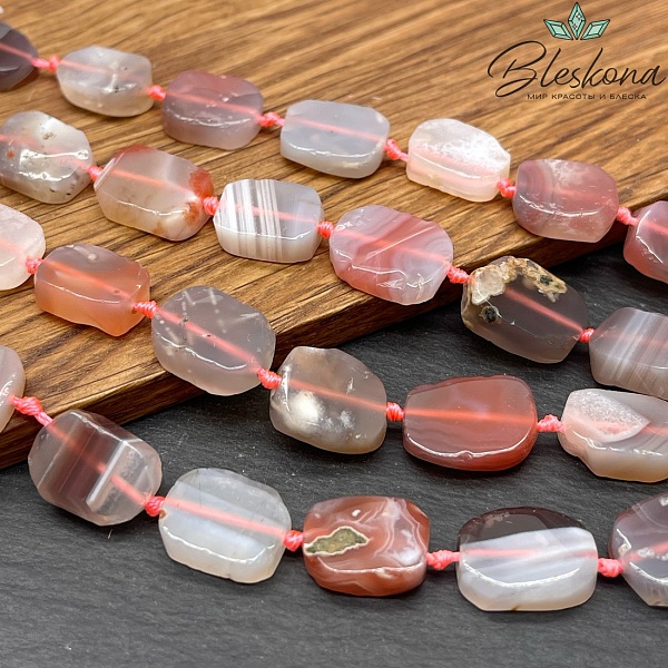 Агат фриформ плоский 11-12 мм