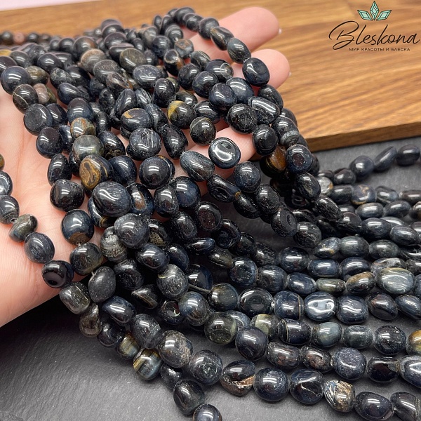 Соколиный глаз галтовка 8-12 мм