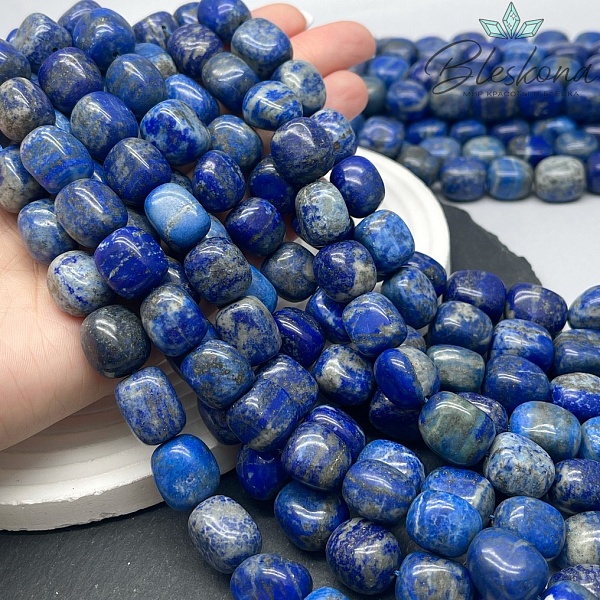 Лазурит галтовка (14-16)*(11-13) мм 