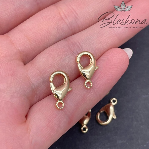 12 мм Цвет золото, Замок округлый Люкс 