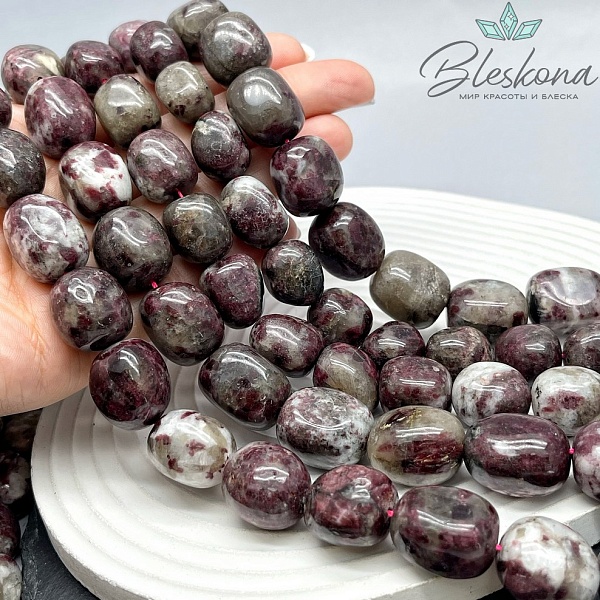 Лепидолит галтовка №2 (18-20)*(14-15) мм