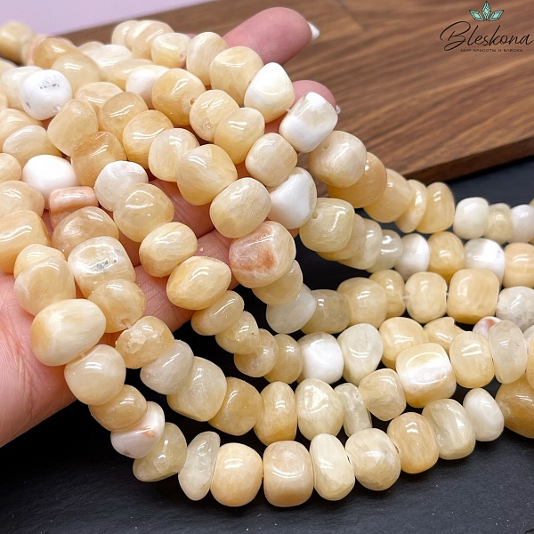 Оникс фриформ медовый (6-10)*(10-15) мм №1