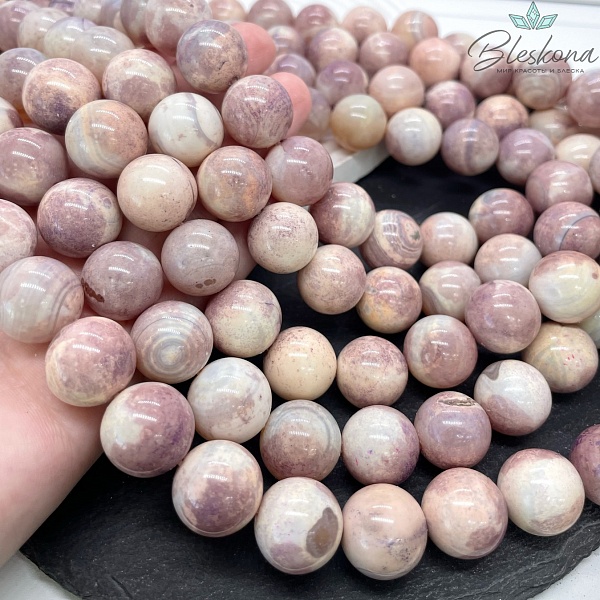 Агат с узором №25 16 мм